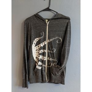 COPY - Zen Threads | Octopus Tentacles Zip Up Hoodie